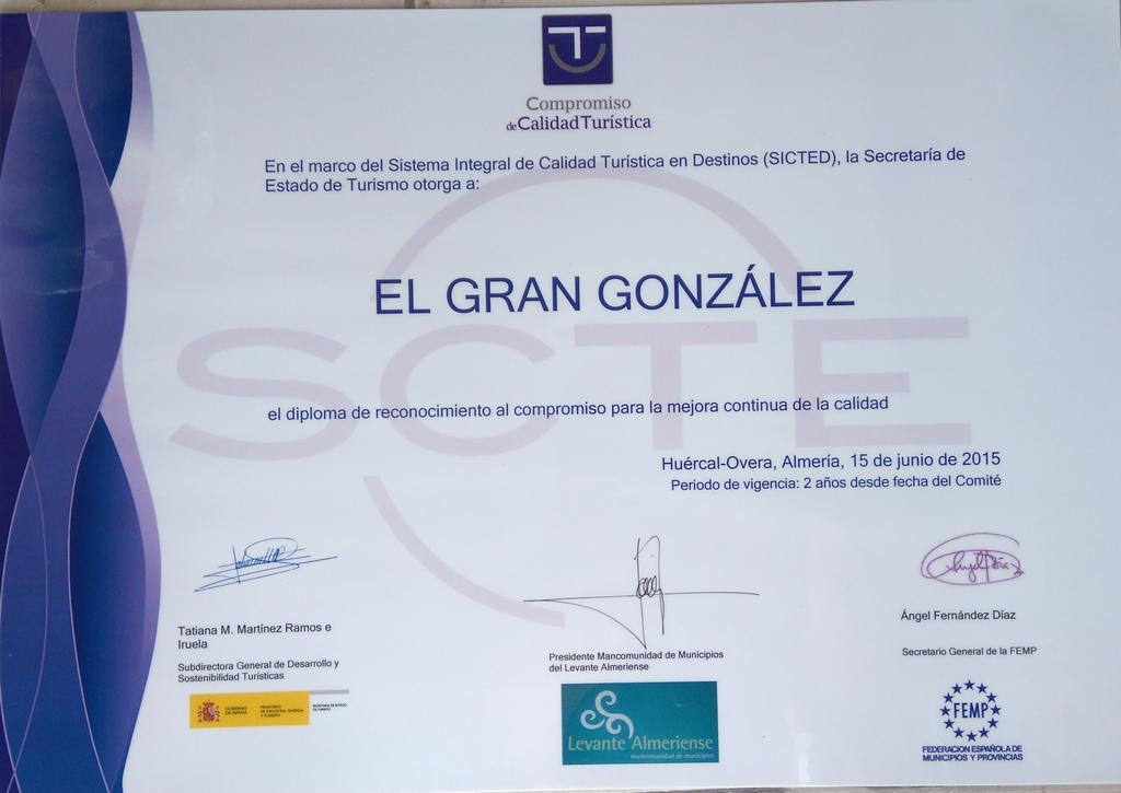 El Gran Gonzalez Viviendas Con Fines Turisticos Mojácar Exteriör bild